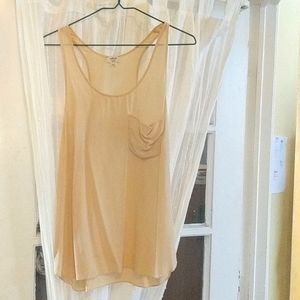 100% silk tank Aritzia Wilfred